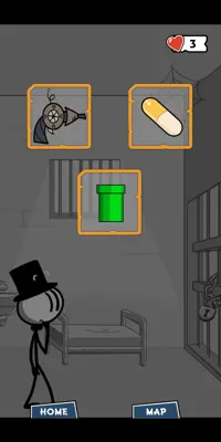 Stickman Adventure: Prison Escape android App screenshot 1